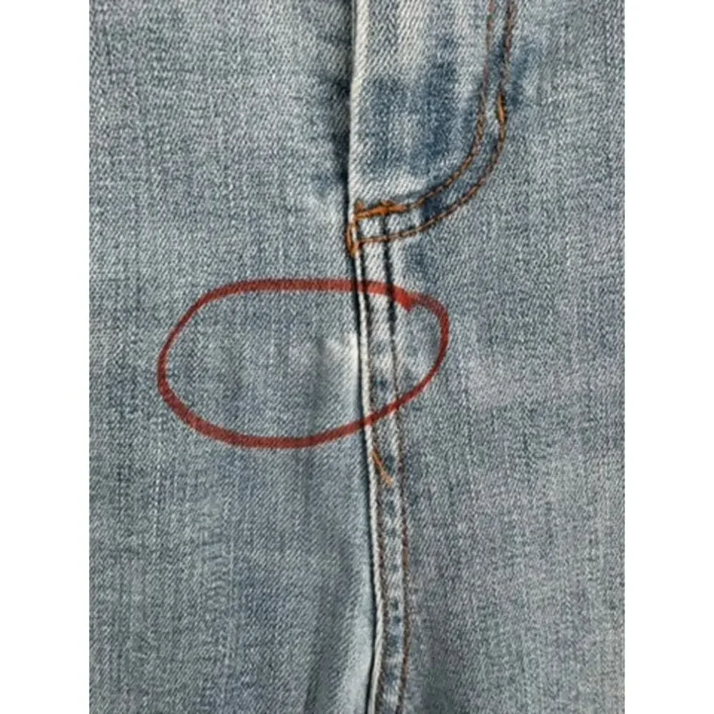 OAT New York‎ High Rise Wide Leg Jean Womens 16W Blue Medium Wash Denim